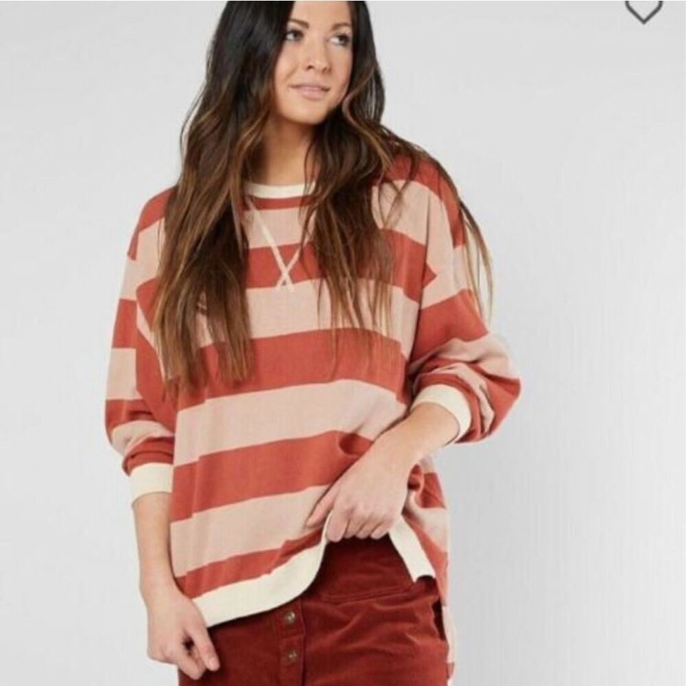 Free‎ People Surfin on Your Stripes Sweater Size XS/S